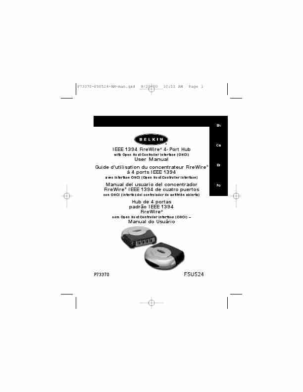 Belkin Switch 1394-page_pdf